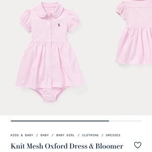 Ralph Lauren Oxford dress 24m
